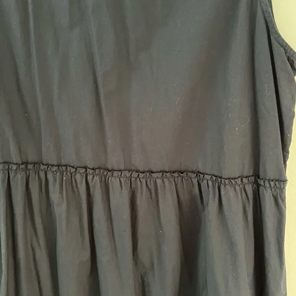 TOAST NEW COTTON POPLIN BLACK DRESS - Picture 3 of 6